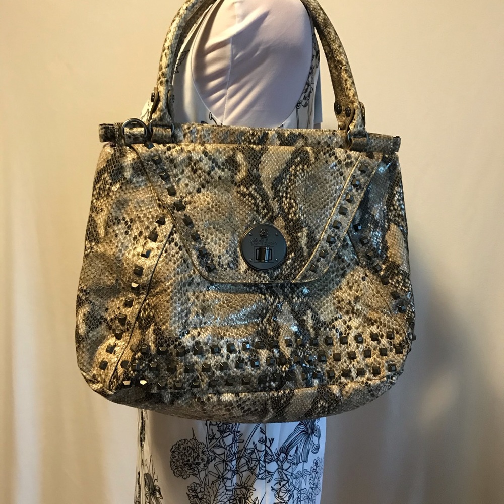 Elliott Lucca Córdoba snakeskin purse